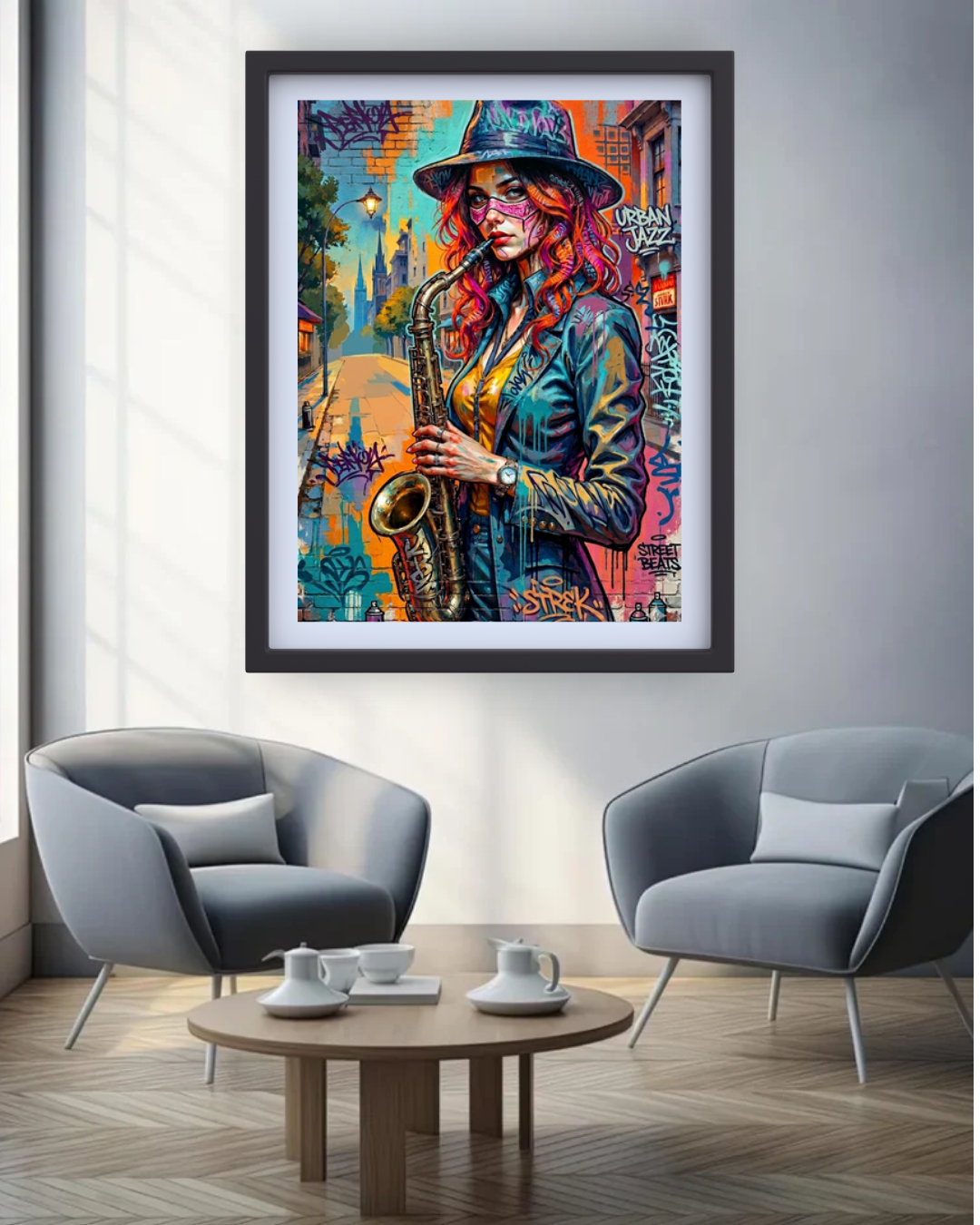 Graffiti Music Canvas - Wall Art Canvas