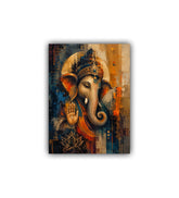 Ganesha spiritual wall art canvas painting