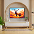 Majestic Deer Canvas Wall Art Framed Print for Modern Living Room Decor
