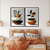Contemporary botanical wall art prints minimalist design