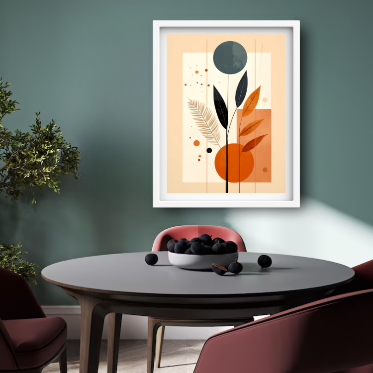 Mod Botanical Harmony - Wall Art Canvas