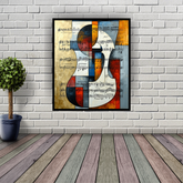 Modern wine canvas wall art for living room decor