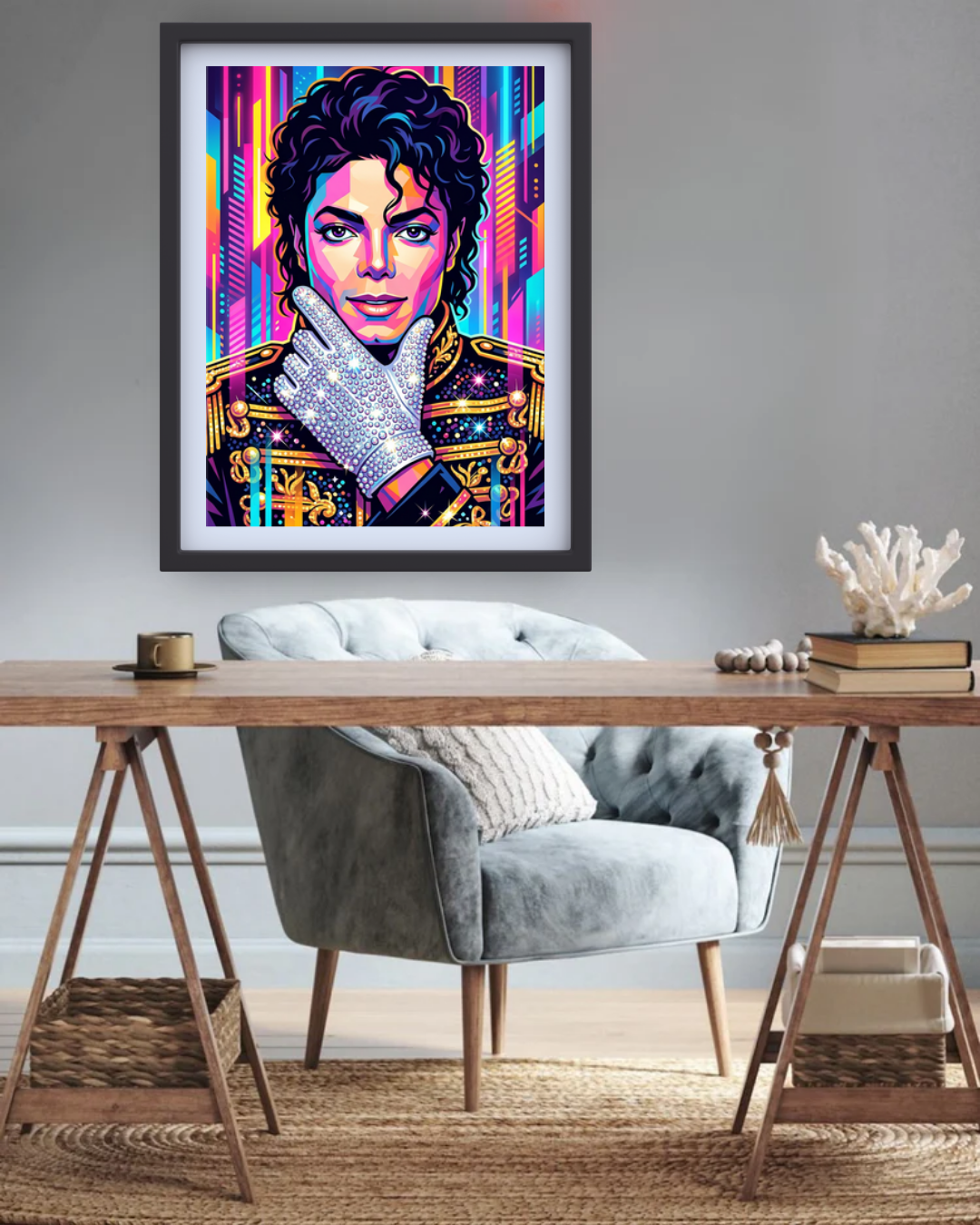 Pop Art Face Canvas - Wall Art Canvas