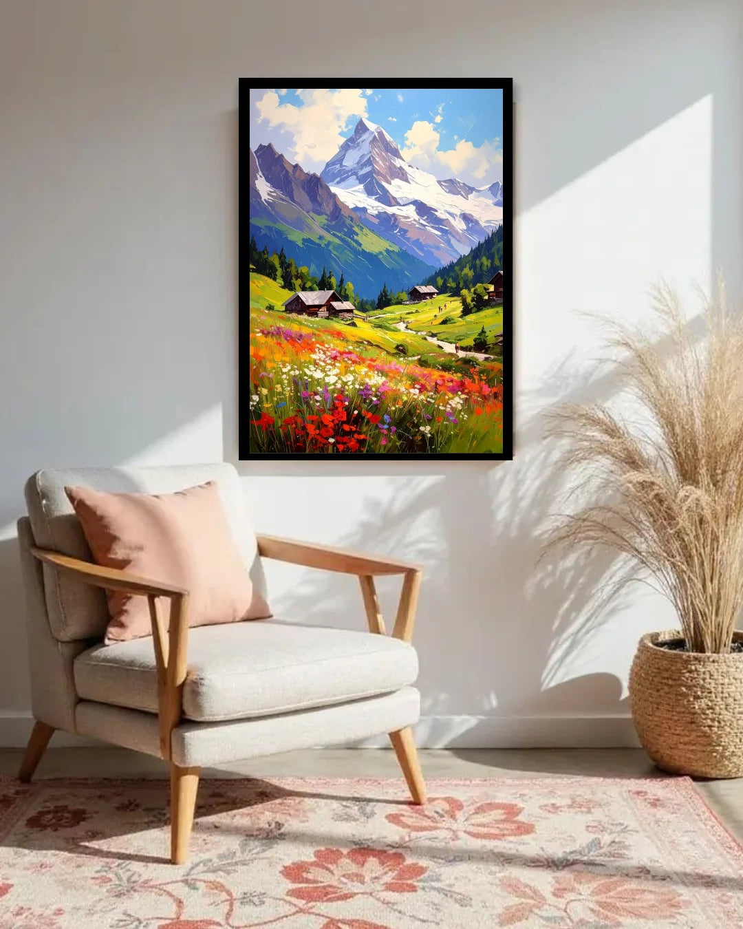 Wildflower Valley - Wall Art Canvas