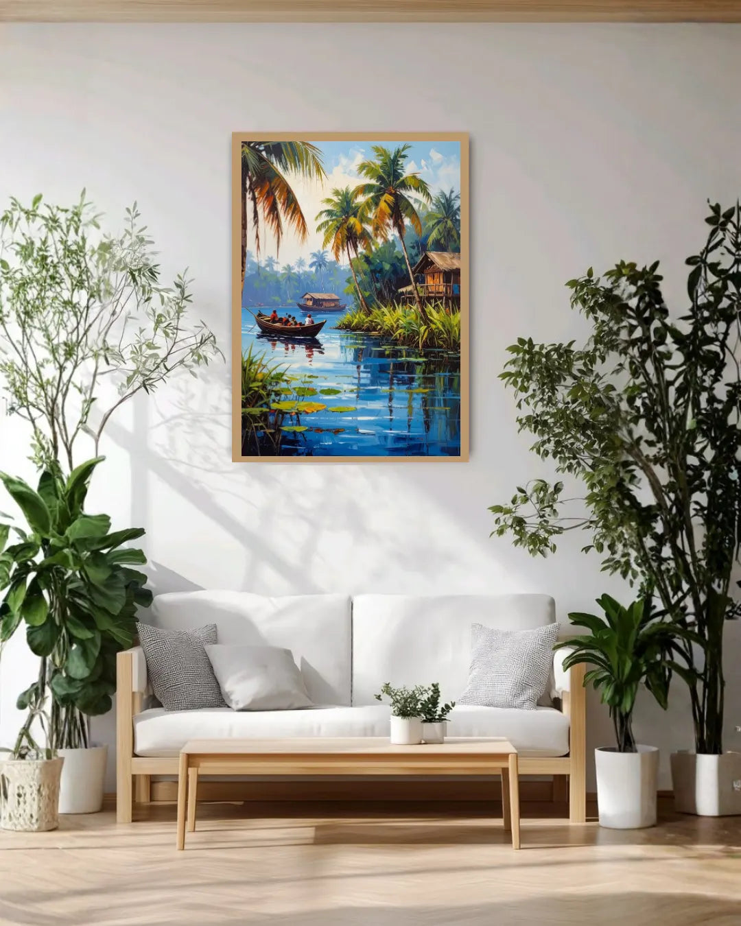 Kerala Backwaters Serenity – Wall Art Canvas