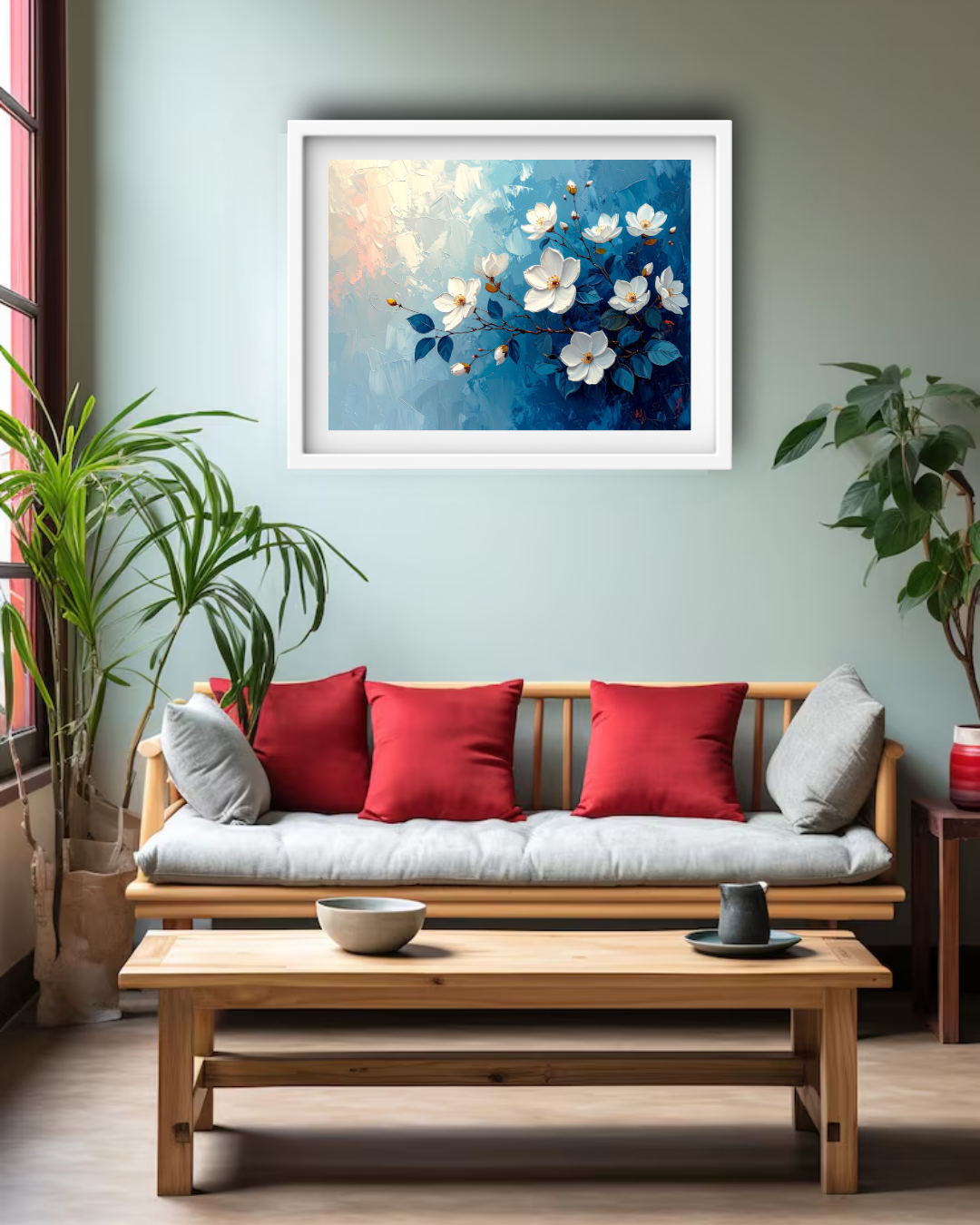 Soft Twilight Bloom - Wall Art Canvas