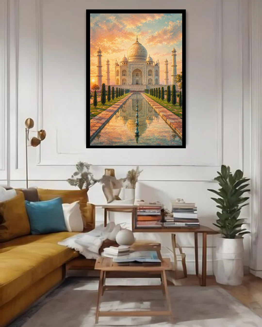 Indian monument canvas art for home decor