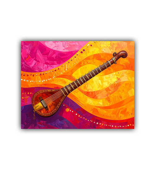 Vibrant abstract canvas art for contemporary interiors