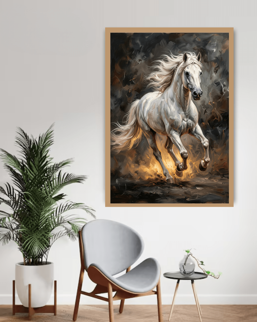 horse wall art canvas modern home decor