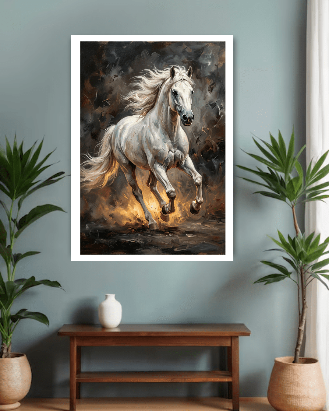 horse wall art canvas modern home decor