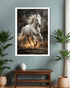 horse wall art canvas modern home decor