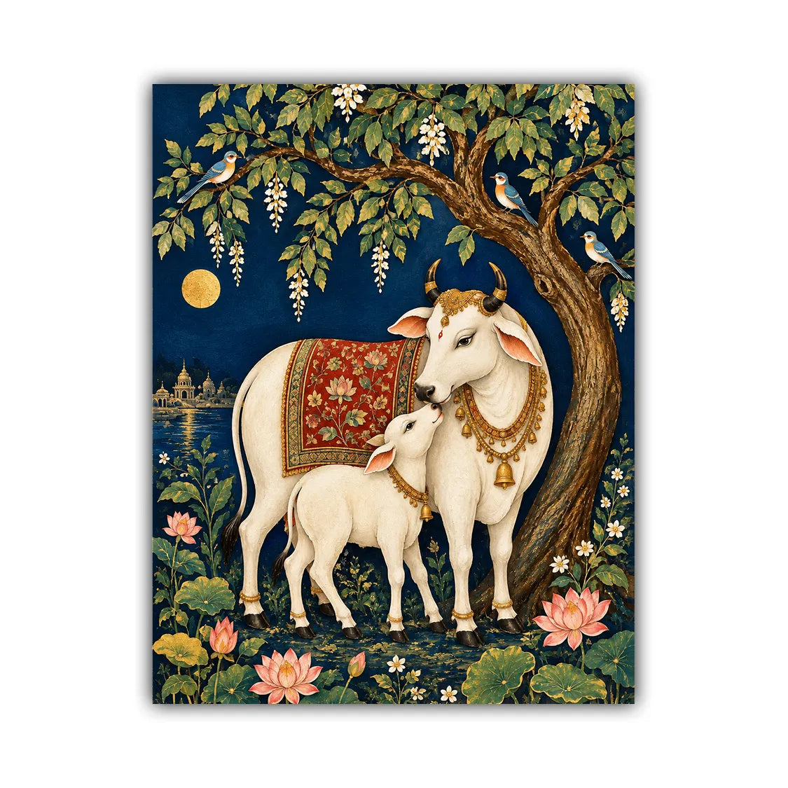 Sacred Cow &amp; Calf – Wall Art Canvas
