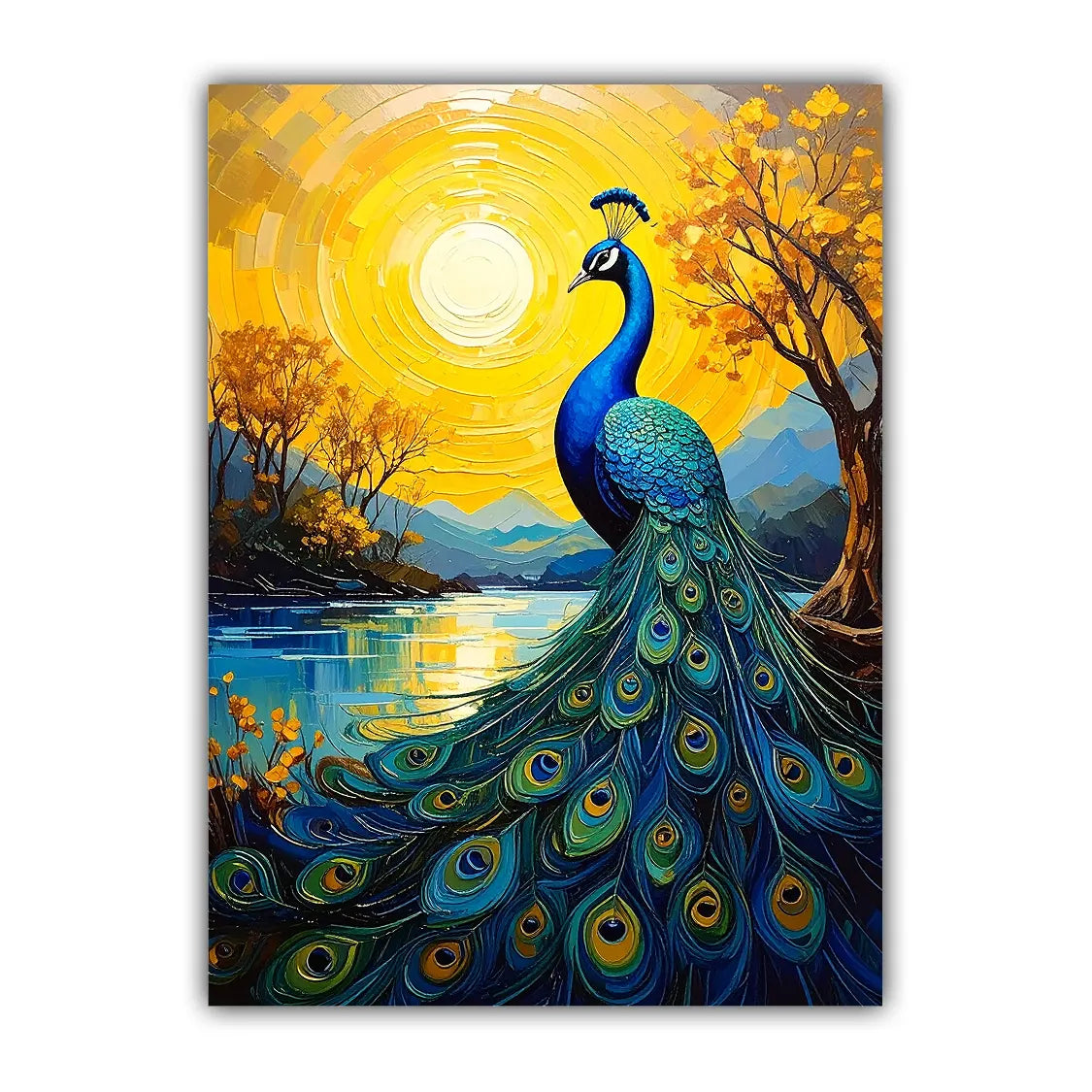 Radiant Peacocks – Wall Art Canvas