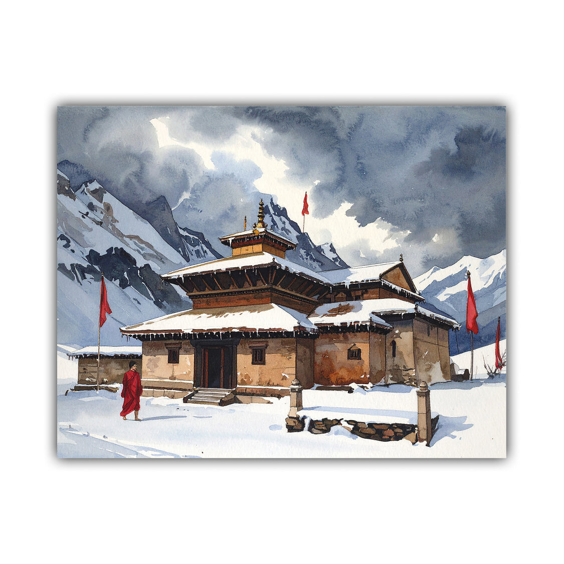 Himalayan Buddhist Temple - Wall Art Canvas