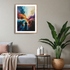 Abstract scenic canvas wall art emotional modern painting for living room decor