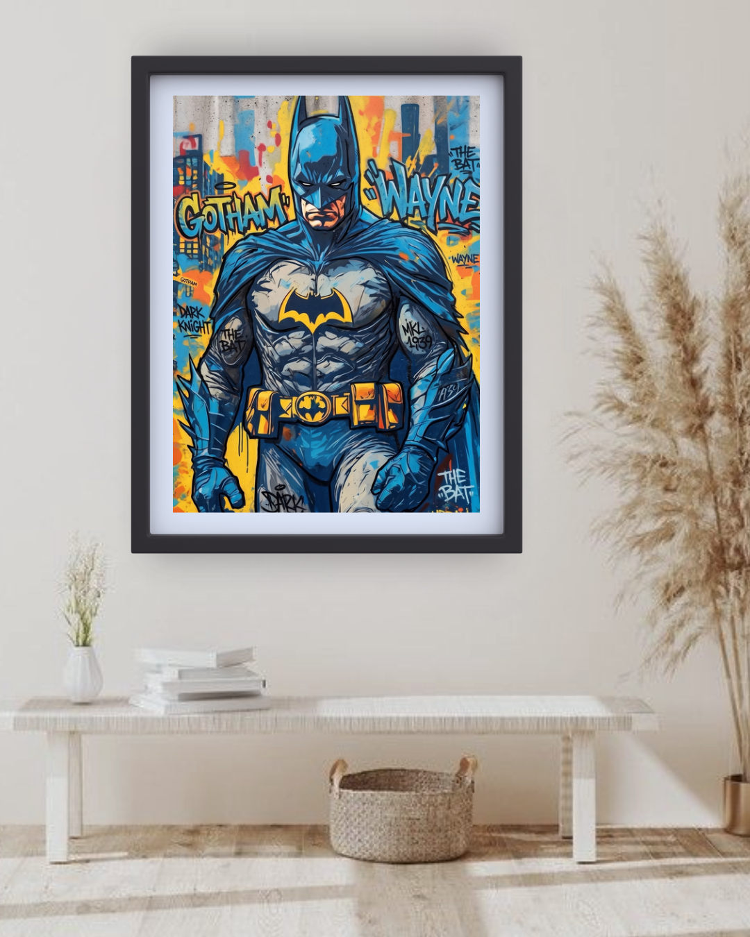 Comic Superhero Pop Art - Wall Art Canvas