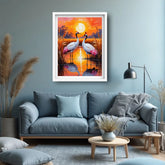 Birds canvas wall decor for modern living space