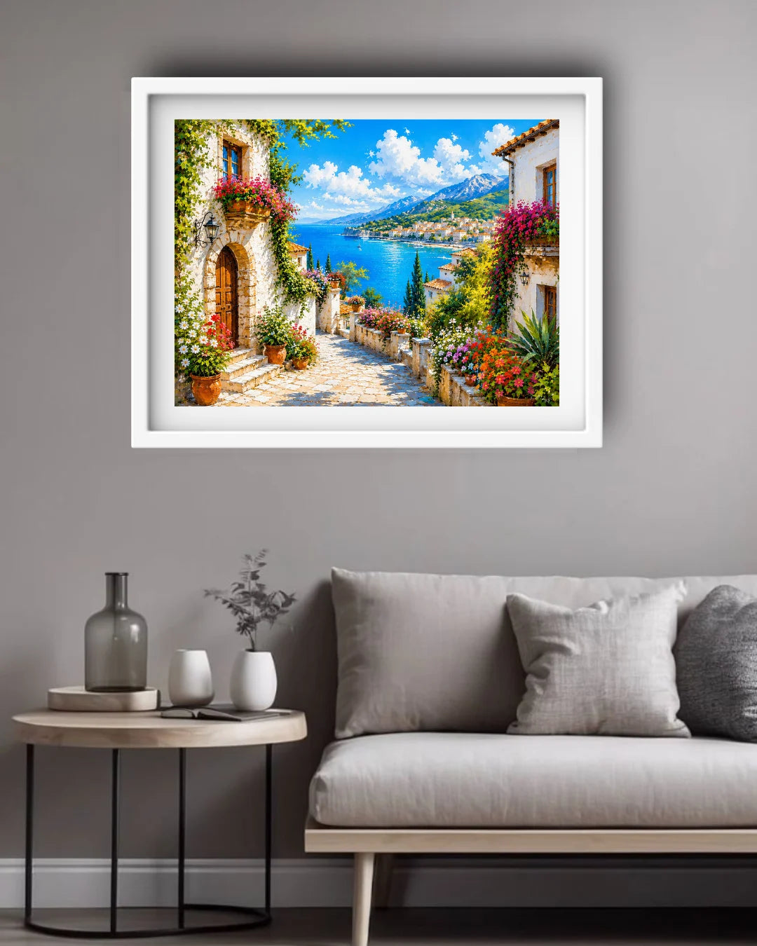 ocean view painting wall art elegant design