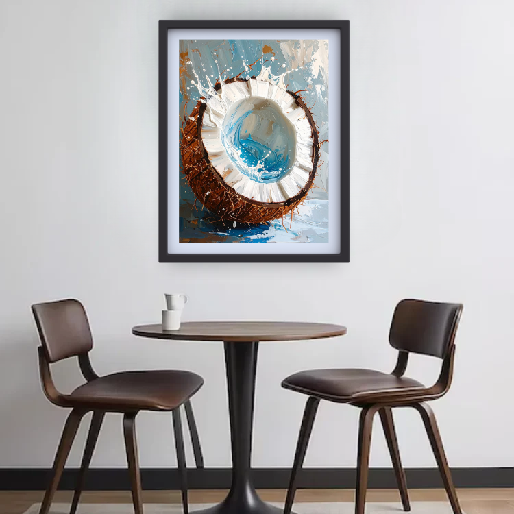 Coconut Splash - Morden Wall Art Canvas