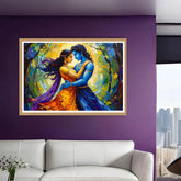  colorful abstract painting framed wall decor