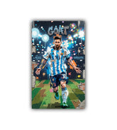football player wall art canvas sports painting