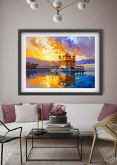 Harmandir Sahib Golden Temple canvas wall decor painting
