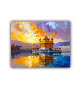 Golden Temple Amritsar canvas painting wall art
