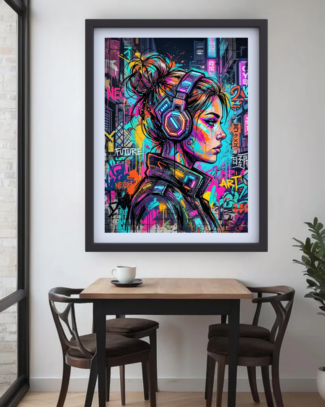 Creative Female Portrait - Modern Wall Art Canvas