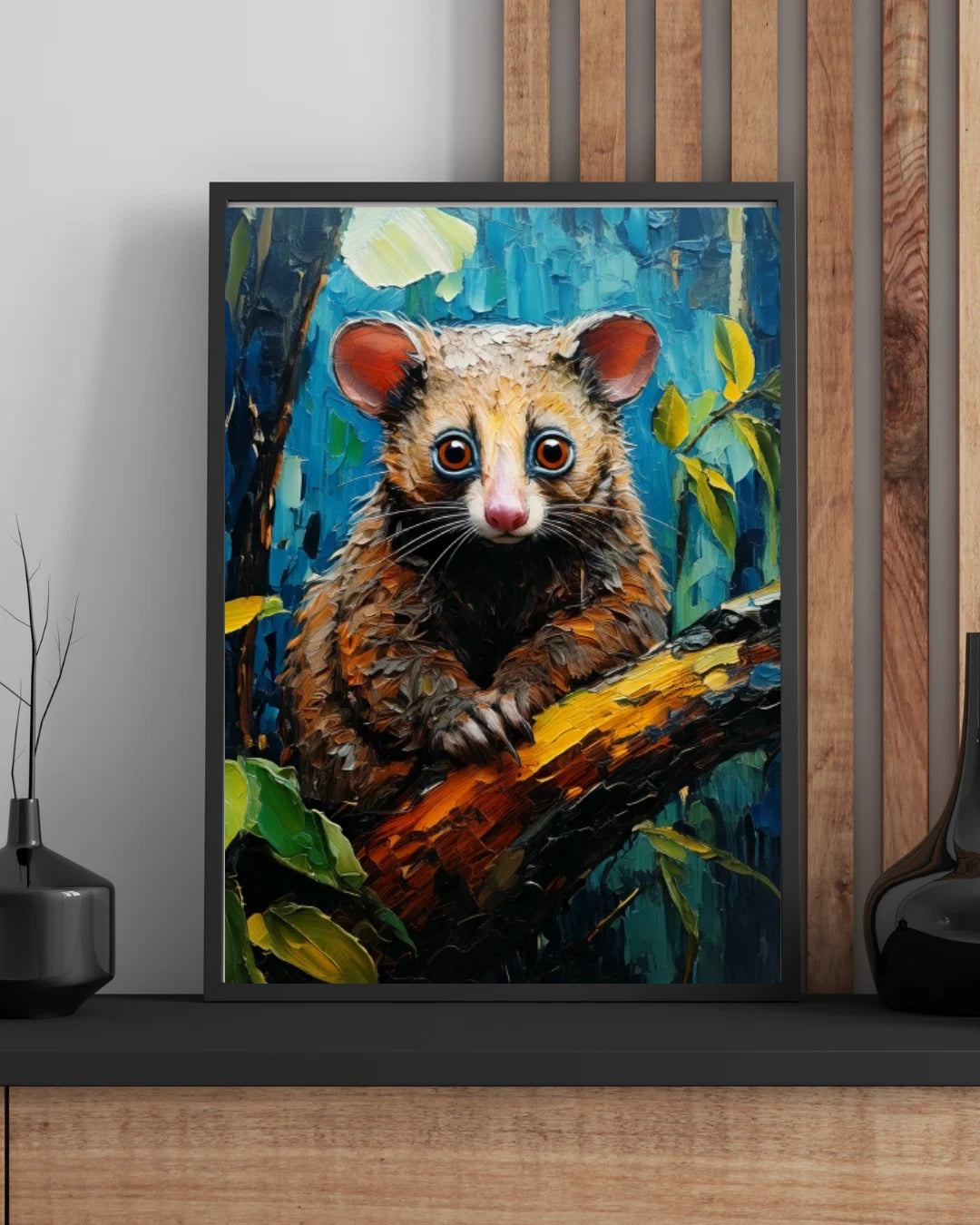 Enchanted Branch Dweller Wall Canvas Paintings