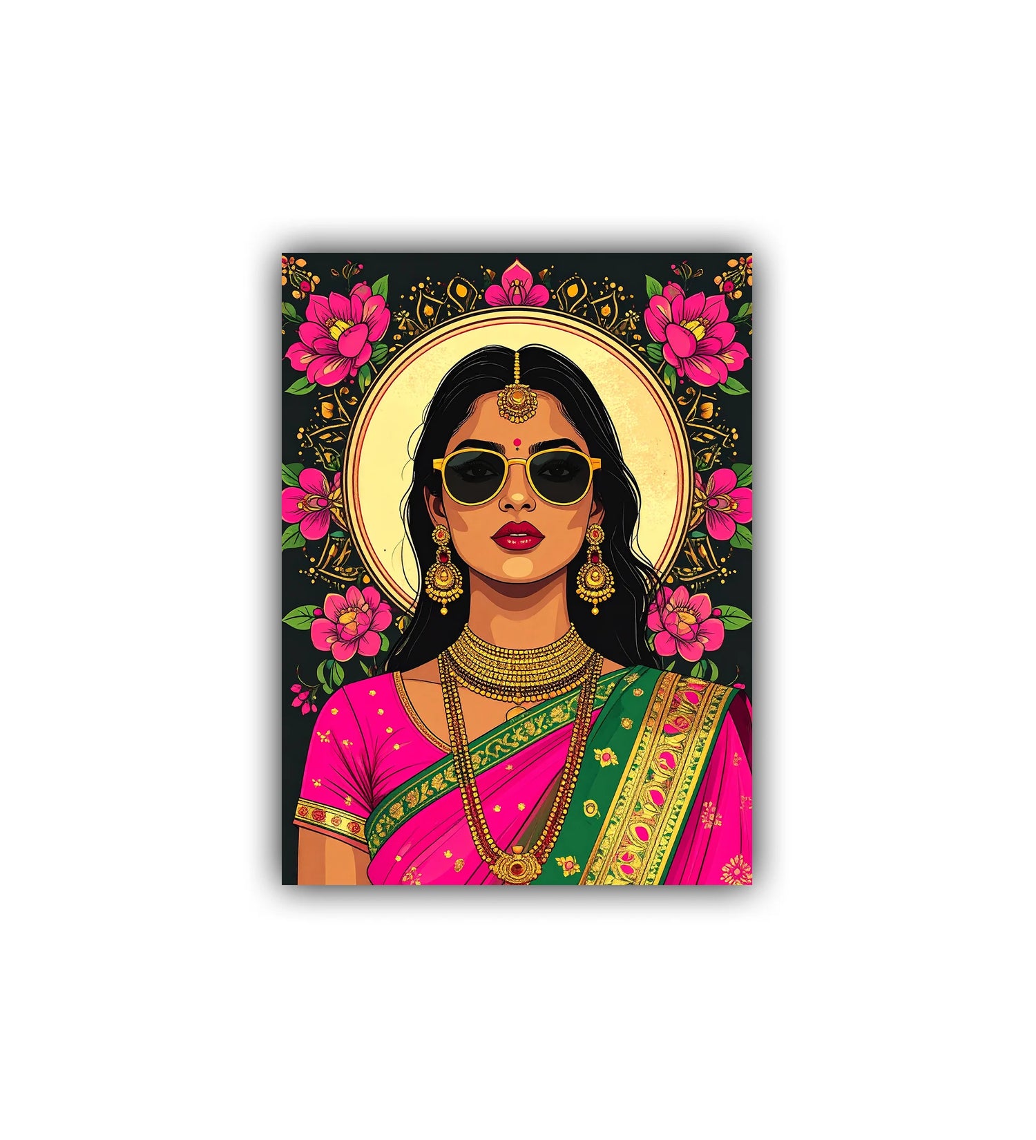 indian traditional wall art canvas in modern home decor