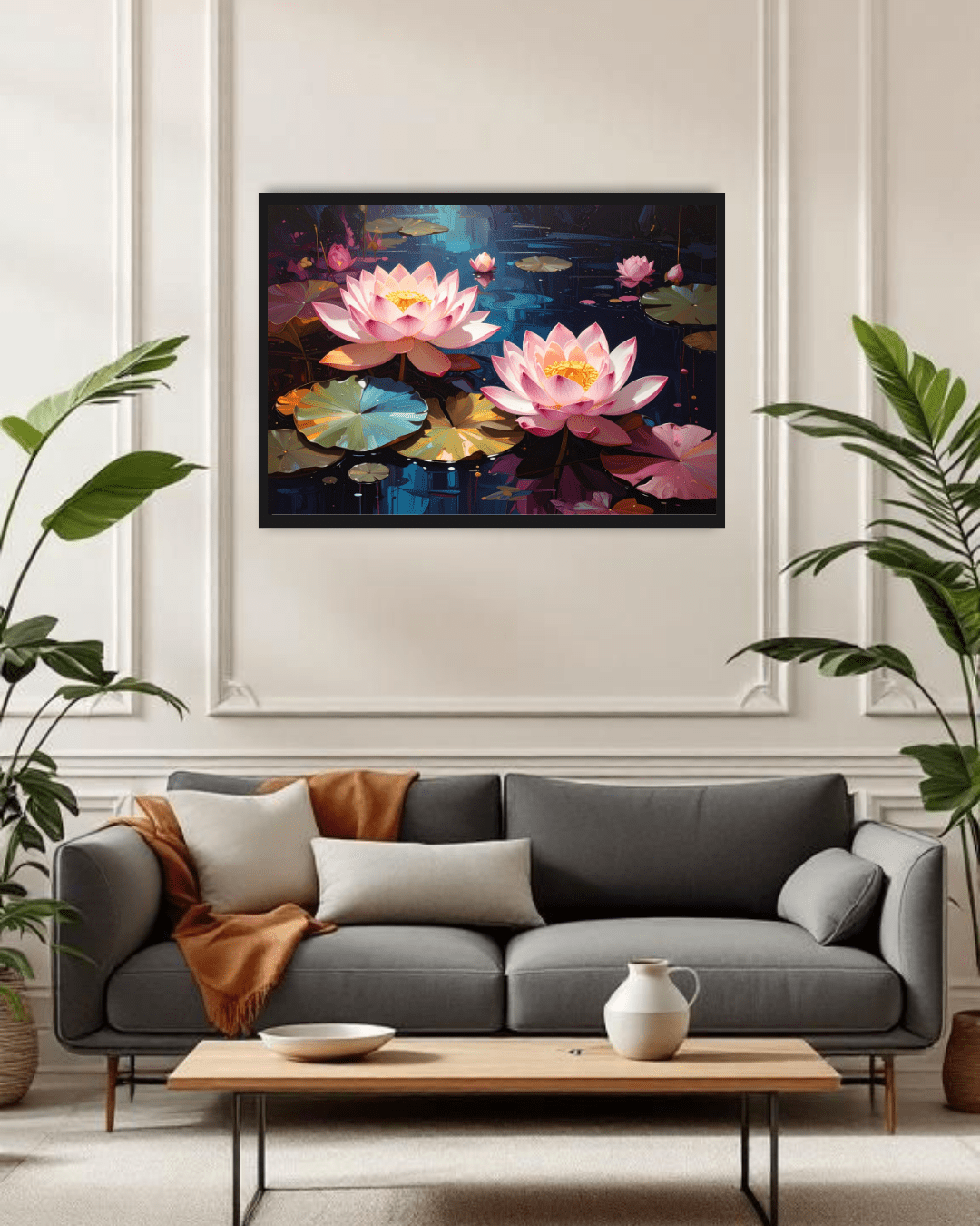 floral wall art canvas modern home decor