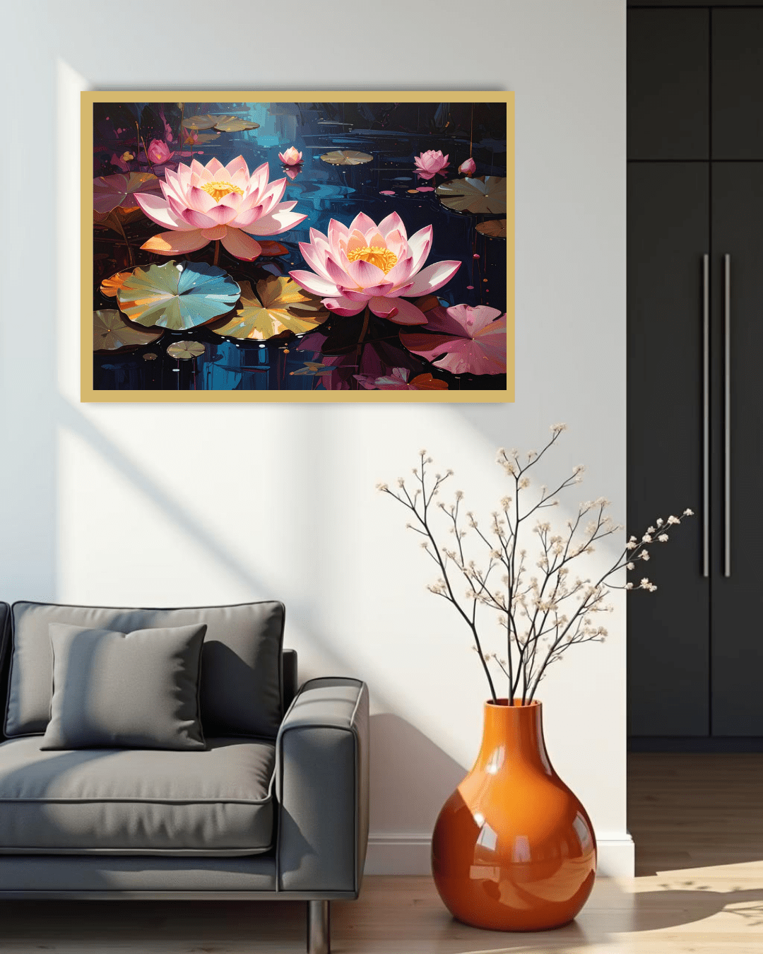 floral wall art canvas modern home decor