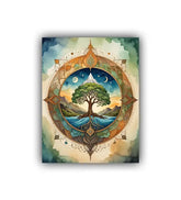 Mandala spiritual artwork symbolizing balance harmony and peace
