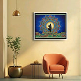 Modern mandala wall art painting with spiritual design

