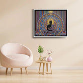 Mandala meditation wall painting for modern home decor
