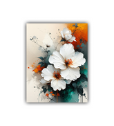 Modern abstract floral canvas wall art premium painting
