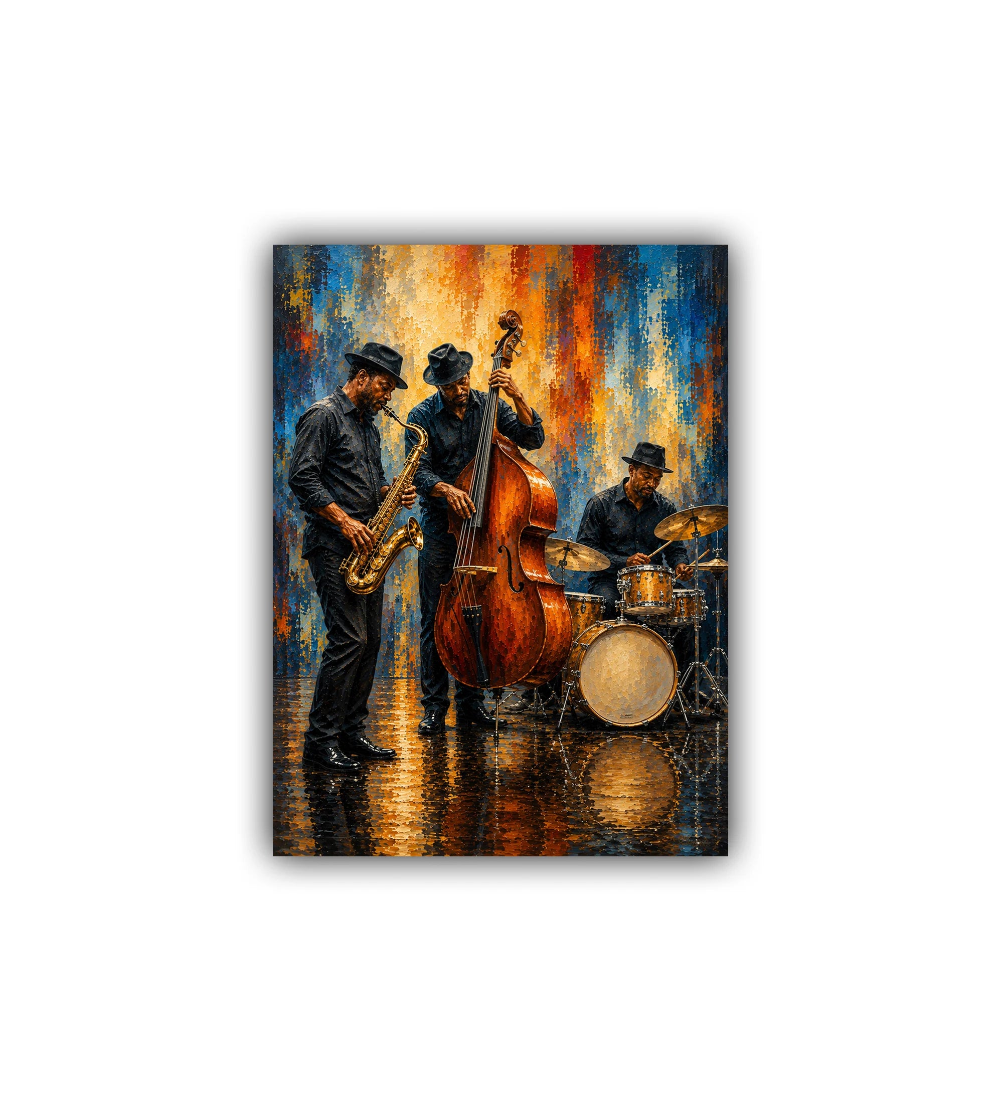 music performance canvas art for living room decor