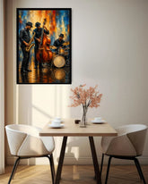 music performance canvas art for living room decor