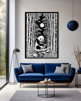 gothic canvas art in contemporary home interior decor