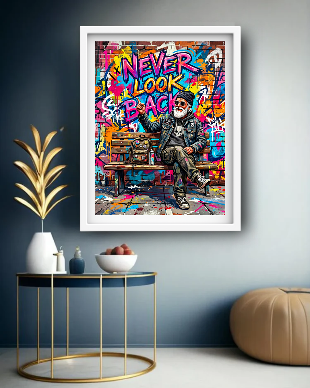 Motivational Graffiti Street Art - Wall Art Canvas