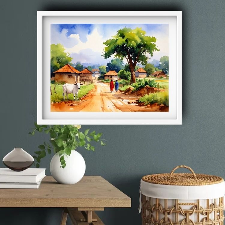 Colors of Rural Life - Wall Art Canvas WallArtVibes