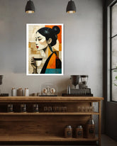 oriental wall art canvas in aesthetic home decor