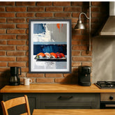 Restaurant sushi wall decor canvas painting for Japanese food cafe