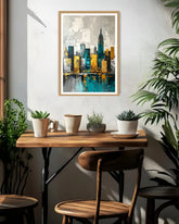 modern_skyline_wall_art_canvas_in_cafe_interior_decor