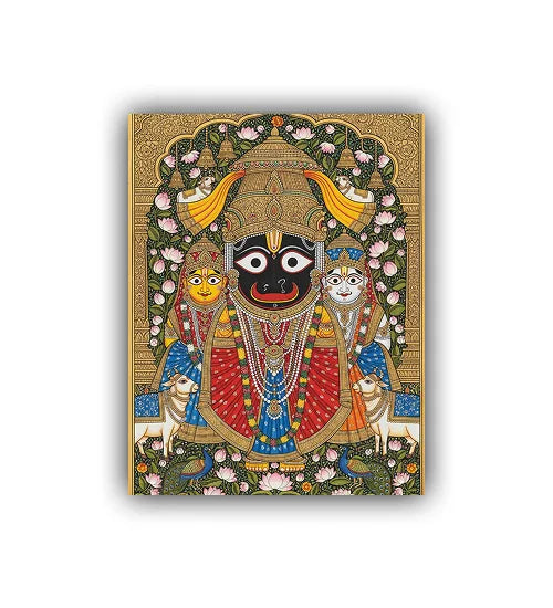 Spiritual Jagannath wall art canvas painting