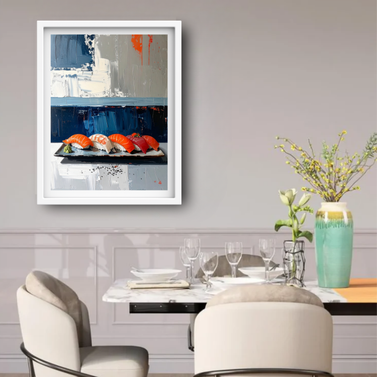 Sushi Platter – Modern Wall Art Canvas