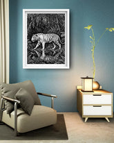 tiger paintings canvas paintings 