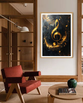 music wall art canvas in modern home decor