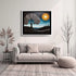 Spiritual tree and moon wall art painting for modern living room decor
