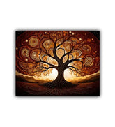 Tree of life spiritual artwork symbolizing growth peace and positivity
